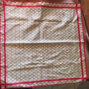 Bally vintage Cream /pink Scarf